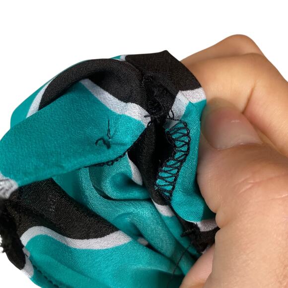 NWT Michael Kors $150 Soho Square Island Blue Printed Maxi Dress SZ XL - Picture 13 of 13